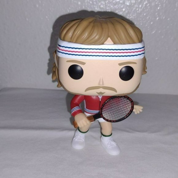 Tennis Legends Bjorn Borg Funko Pop 04 6,5 X 4,72 X 3,62 Inches. - Picture 2 of 9